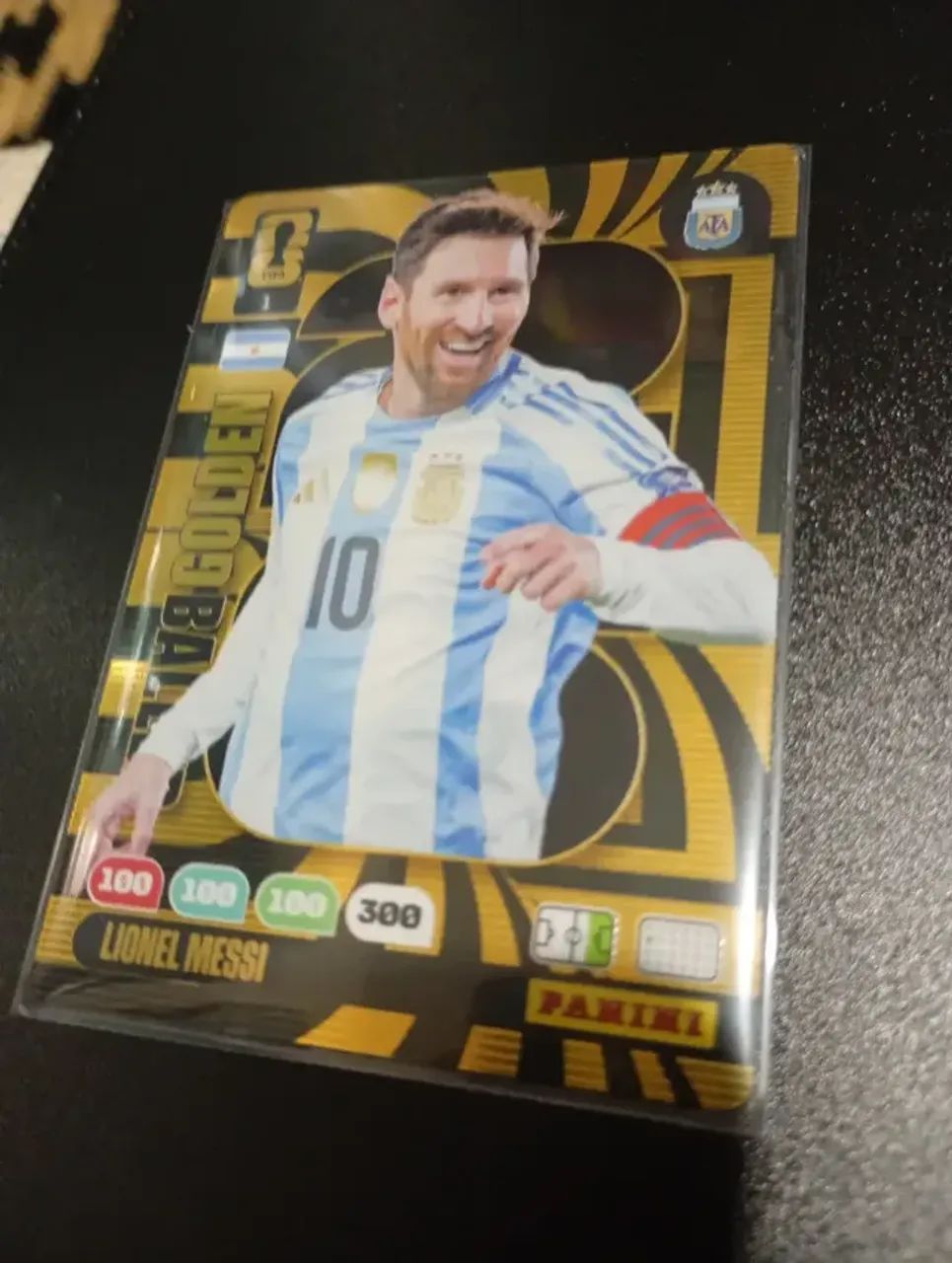 スポーツ BallersLionel Messi FIFA World Cup Card Golden Baller Lionel Messi Panini Adrenalyn XL FIFA World Cup