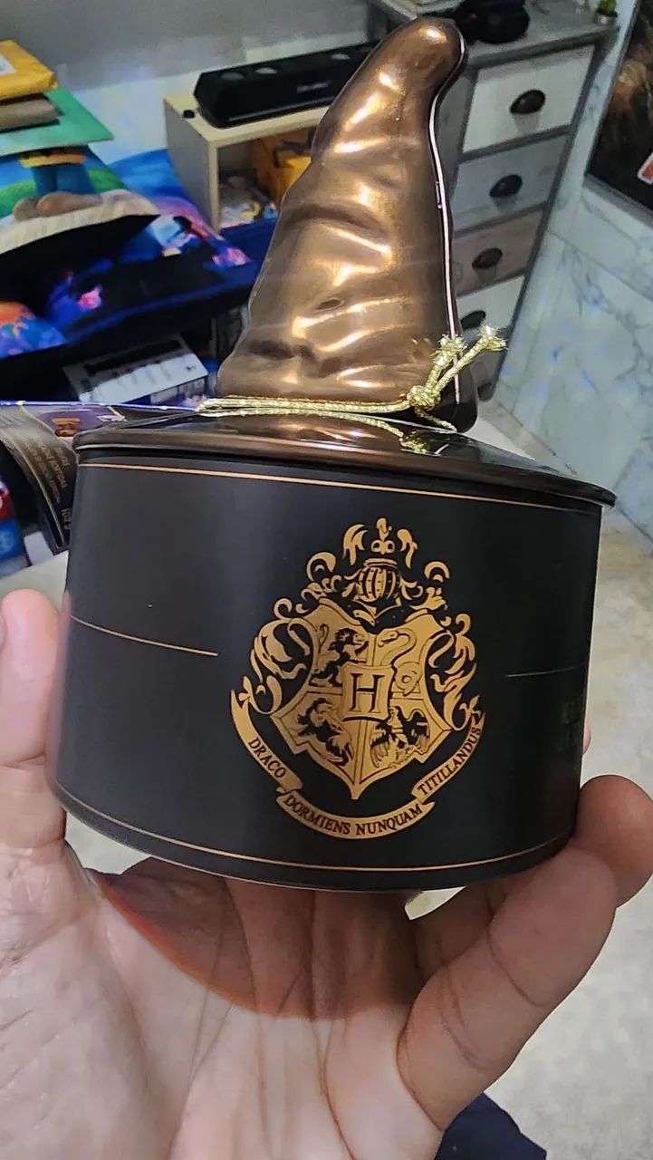 Lata Chapeu Seletor Harry Potter Cacau Show - Foto 3