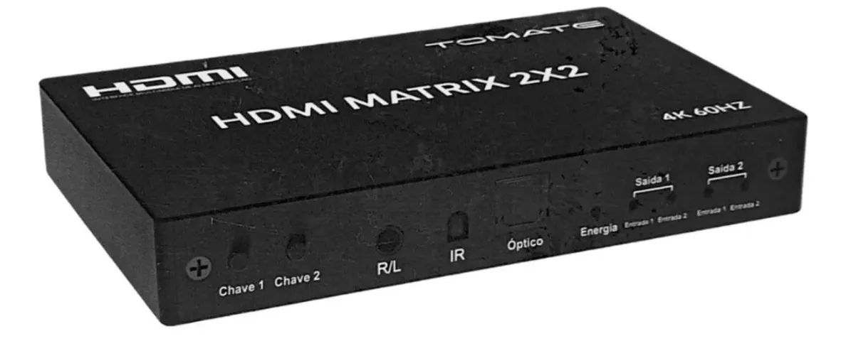 Switch Hdmi Matrix 2x2 Até 2 Aparelhos Simultâneos  - Foto 4