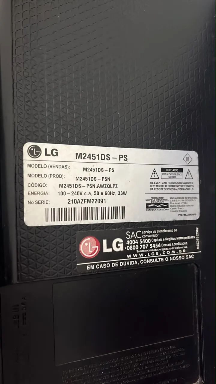 Tv monitor lg 24 polegadas  - Foto 3