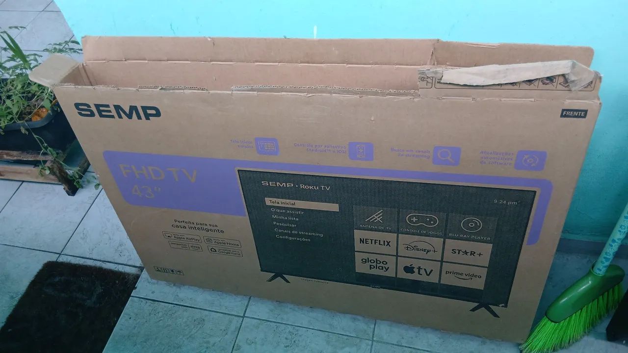 Vendo uma TV sempre.RoKu  sem nova  - Foto 3