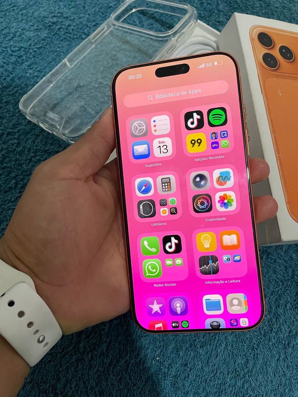iPhone 17 pro - 1TB - laranja  - Foto 3