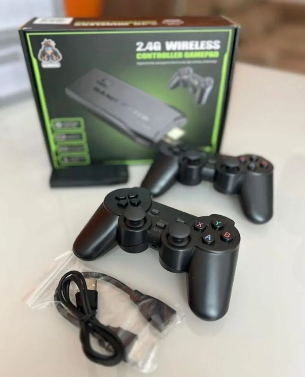 Game Stick 2.4G com 2 Controles - Foto 2