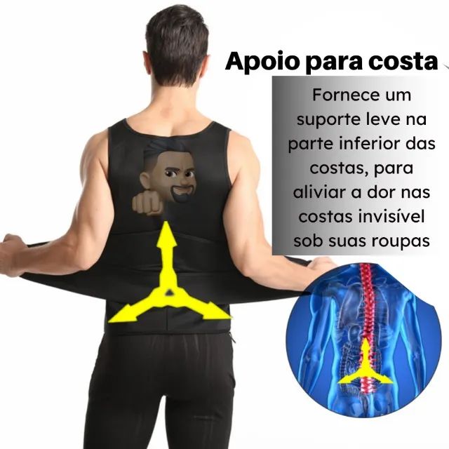 Cinta Modeladora Masculina - Ideal para Treinos e Diária - Foto 3