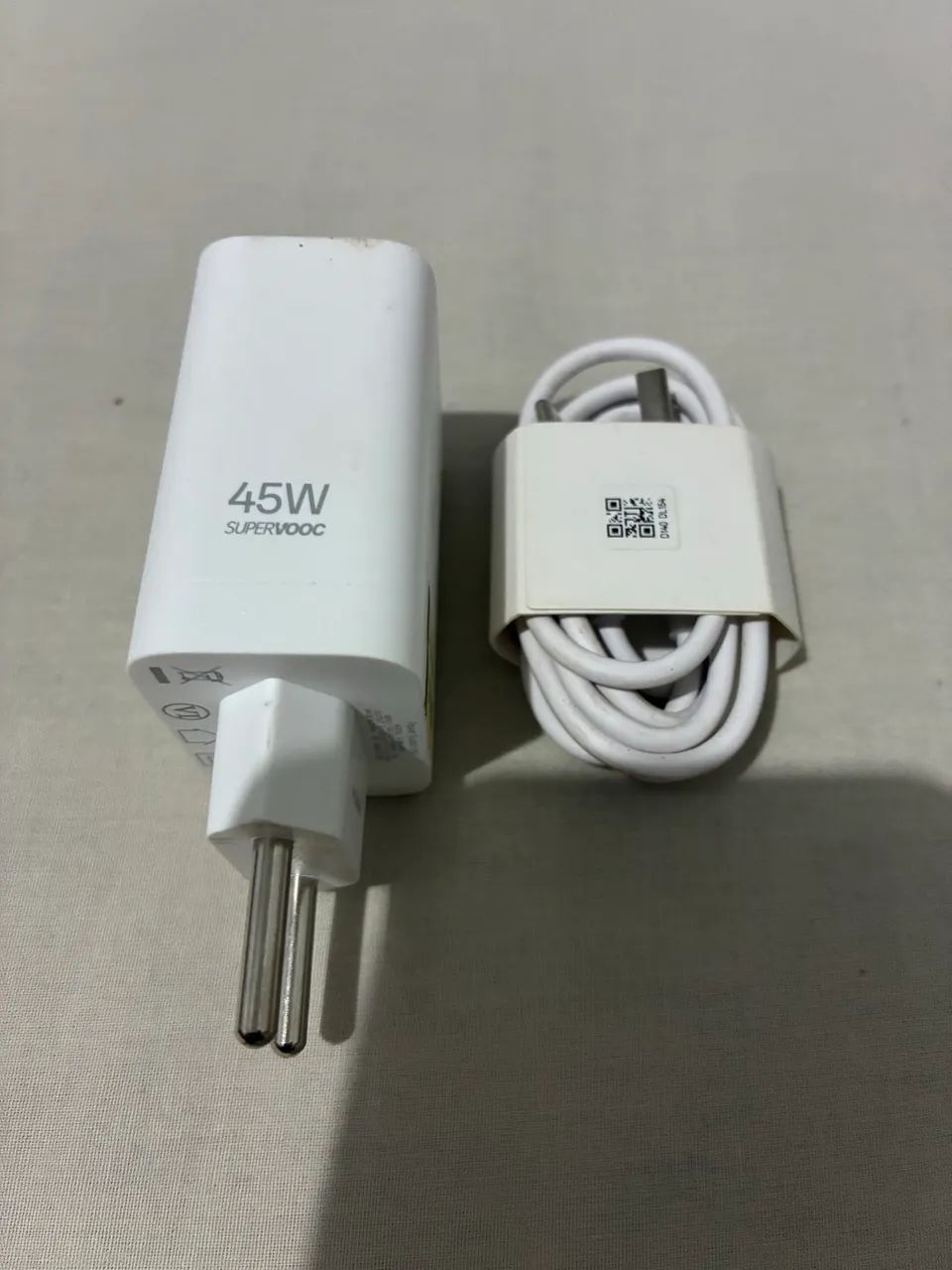 Carregador e cabo original 45W