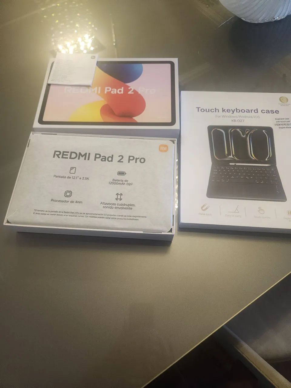 Tablet xiaomi redmi pad 2pro 8ram  256 gb. Com teclado e caneta. 