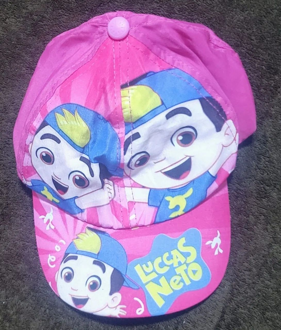 boné infantil menina Lucas Neto 