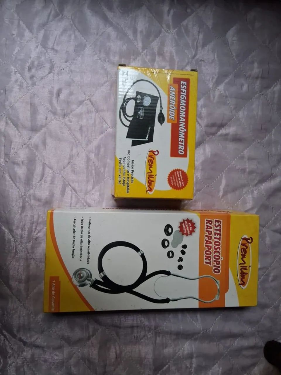 Kit Esfigmomanômetro e Estetoscópio  - Foto 5
