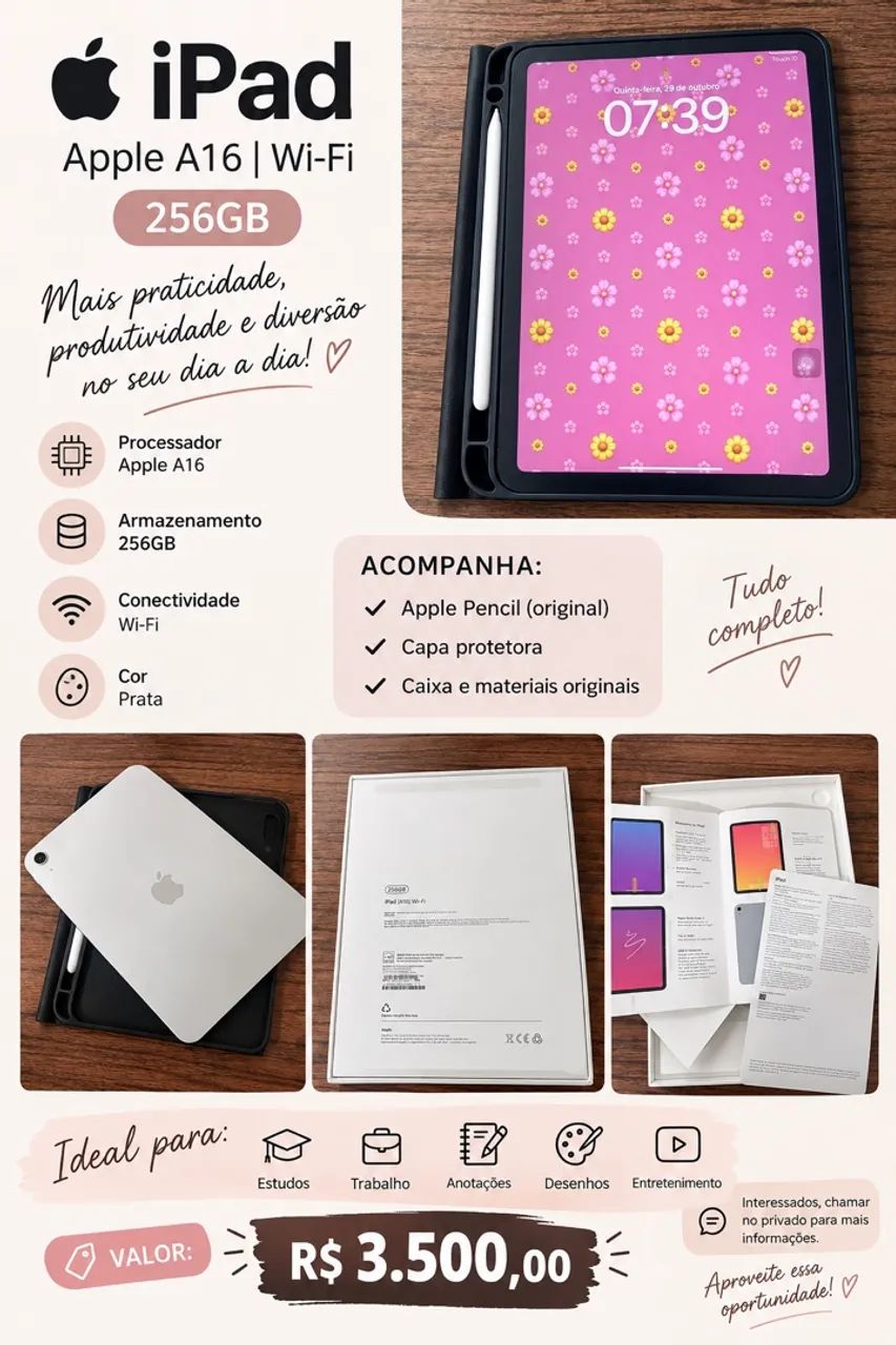 iPad A16 - 256g 