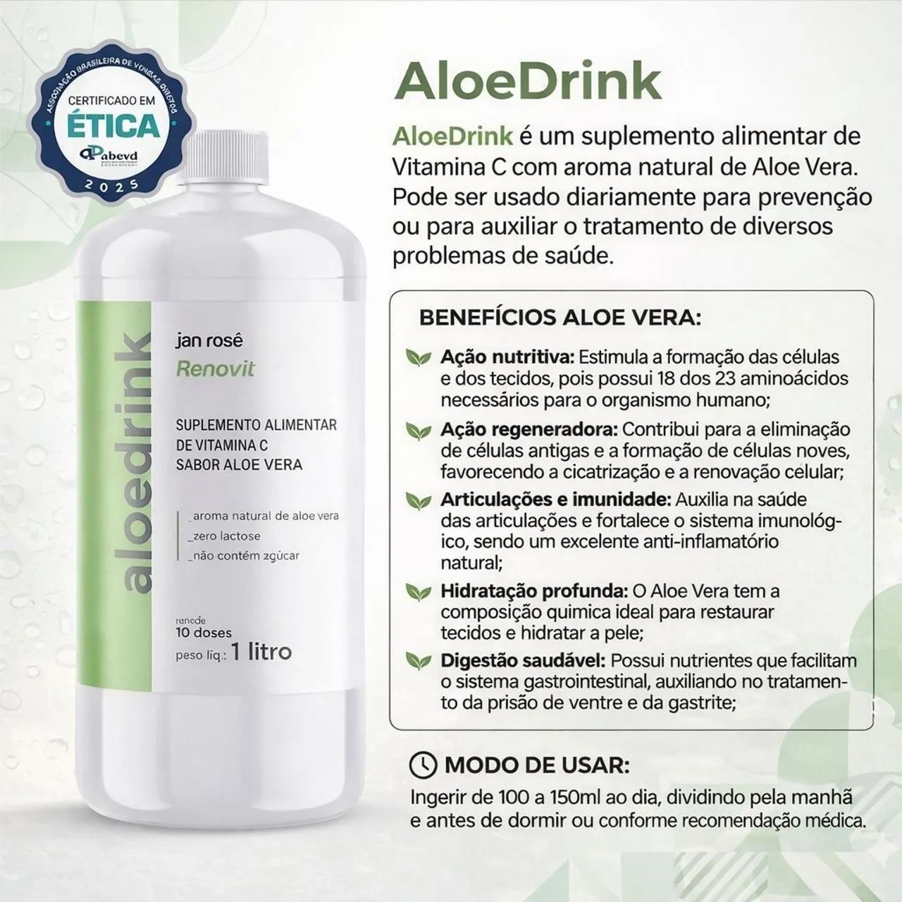 SUCO DE ALOEVERA 