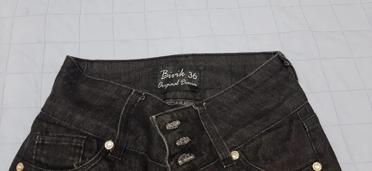 Vendo Calça Jeans Feminina Nova Preta  - Foto 2