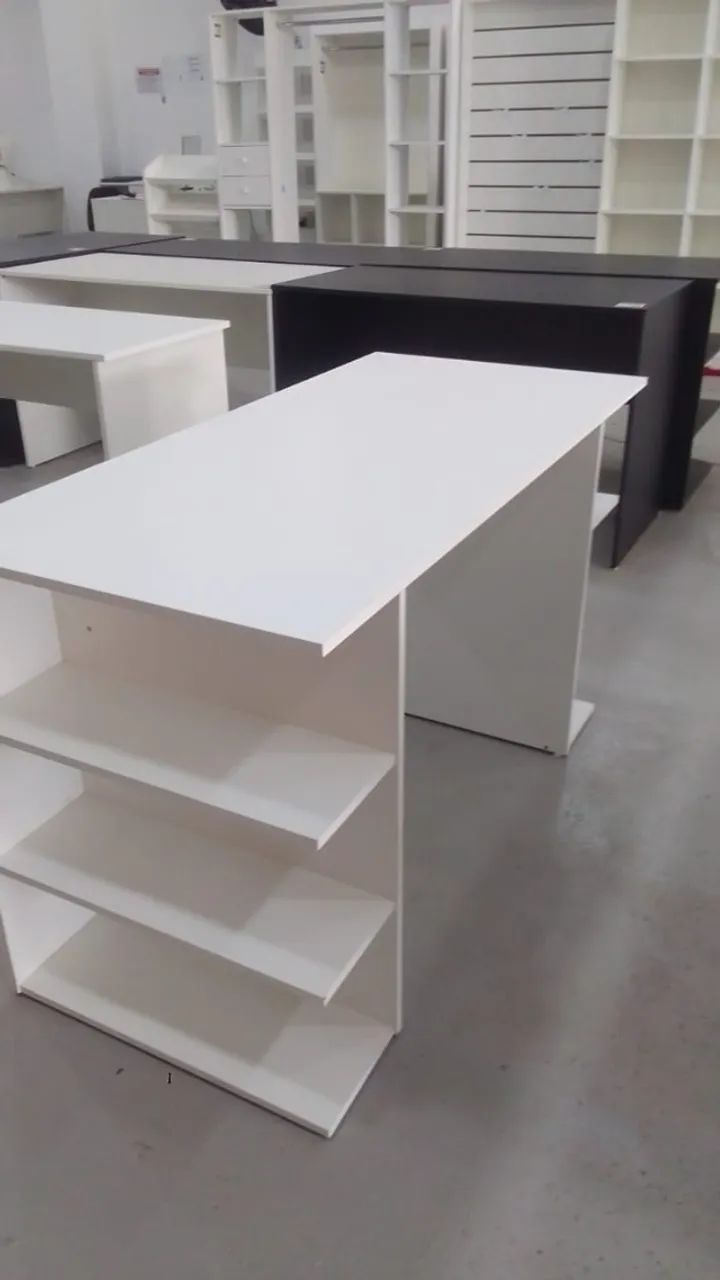 MESA GAMER BRANCA COM ENTREGA GRÁTIS 