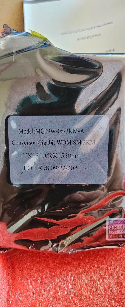 Conversor Gigabit WDM SM 3KM - Foto 2