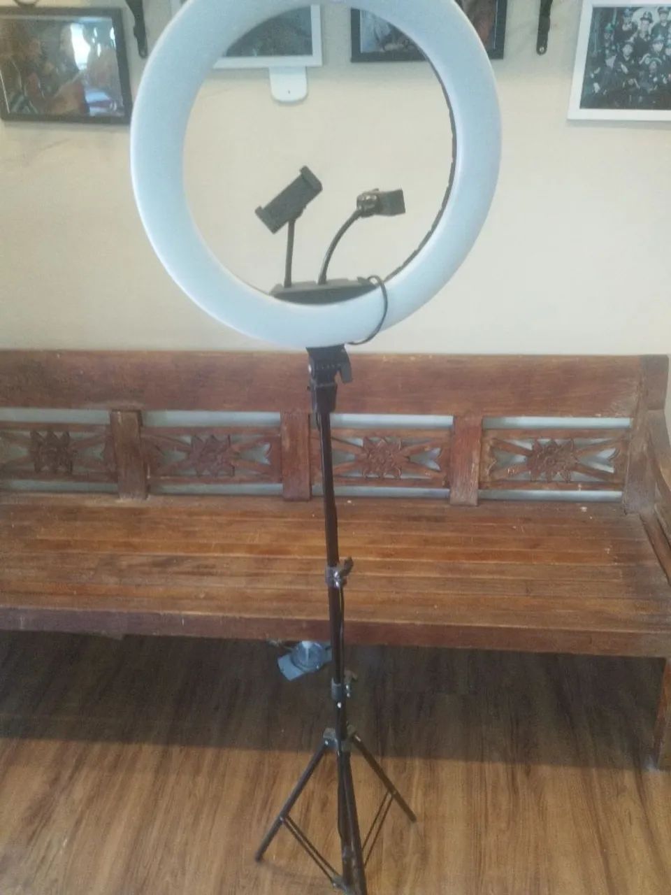 Ring light  com tripé 