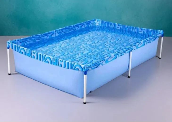 Piscina de plástico 1000L