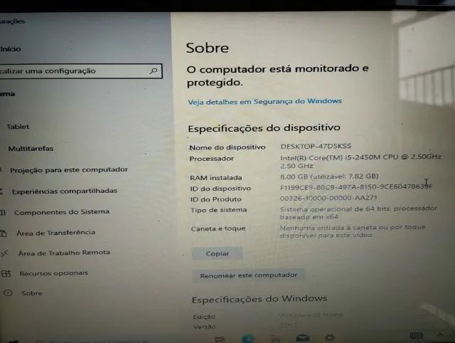 Notebook Acer i5 - 8gb Ram - Windows 10 - Foto 4