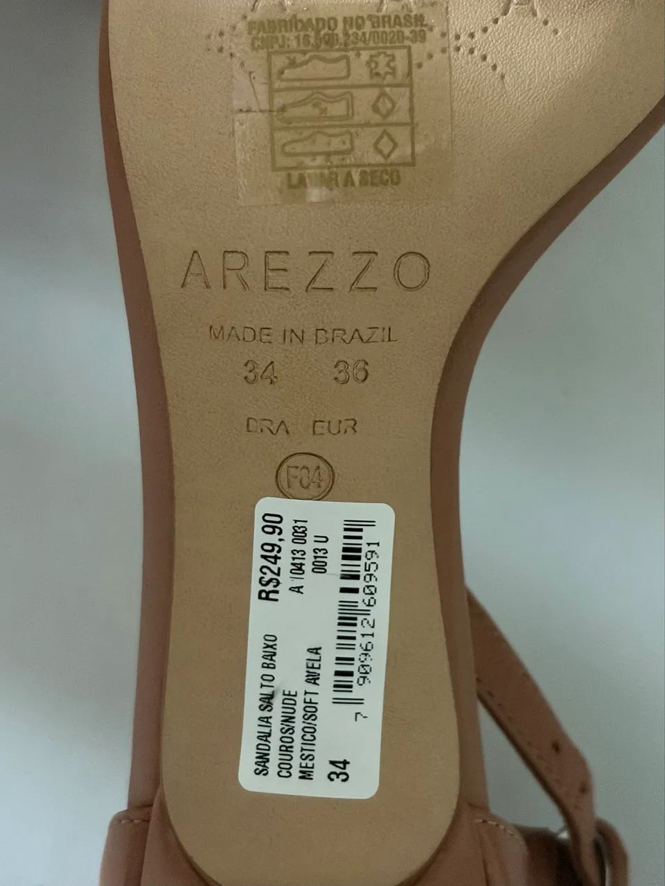 Salto baixo Arezzo 34 - Foto 2