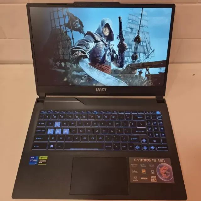 Notebook MSI i7 12th - 16Gb Ram - RTX 4060 (8Gb) - 1Tb SSD