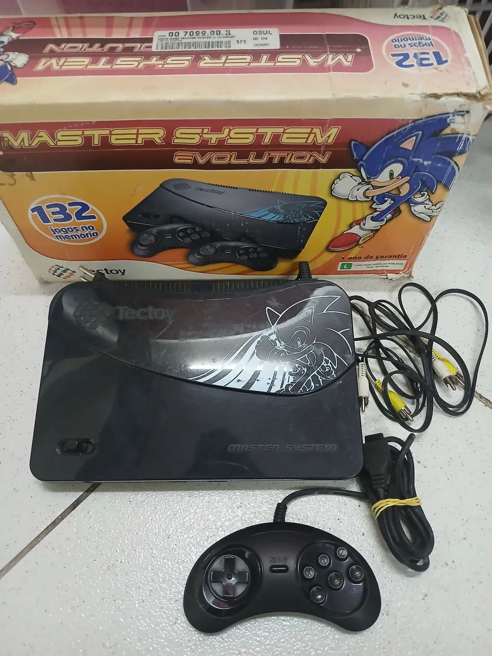 Master System Evolution preto 