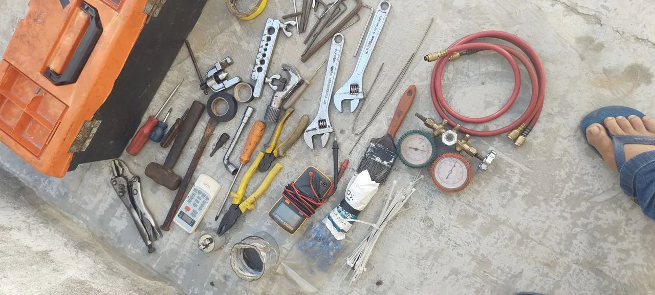 Ferramentas para técnico de refrigeração 