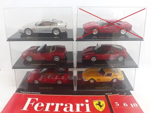 Coleção Ferrari Collection - Lote Avariado !!