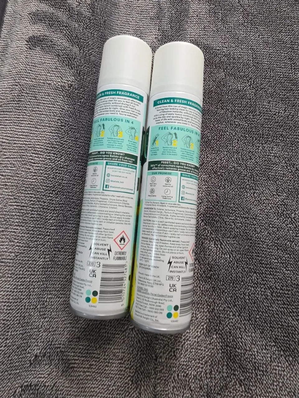Kit com 2 Batiste Xampu a seco - dry shampoo original - Foto 2