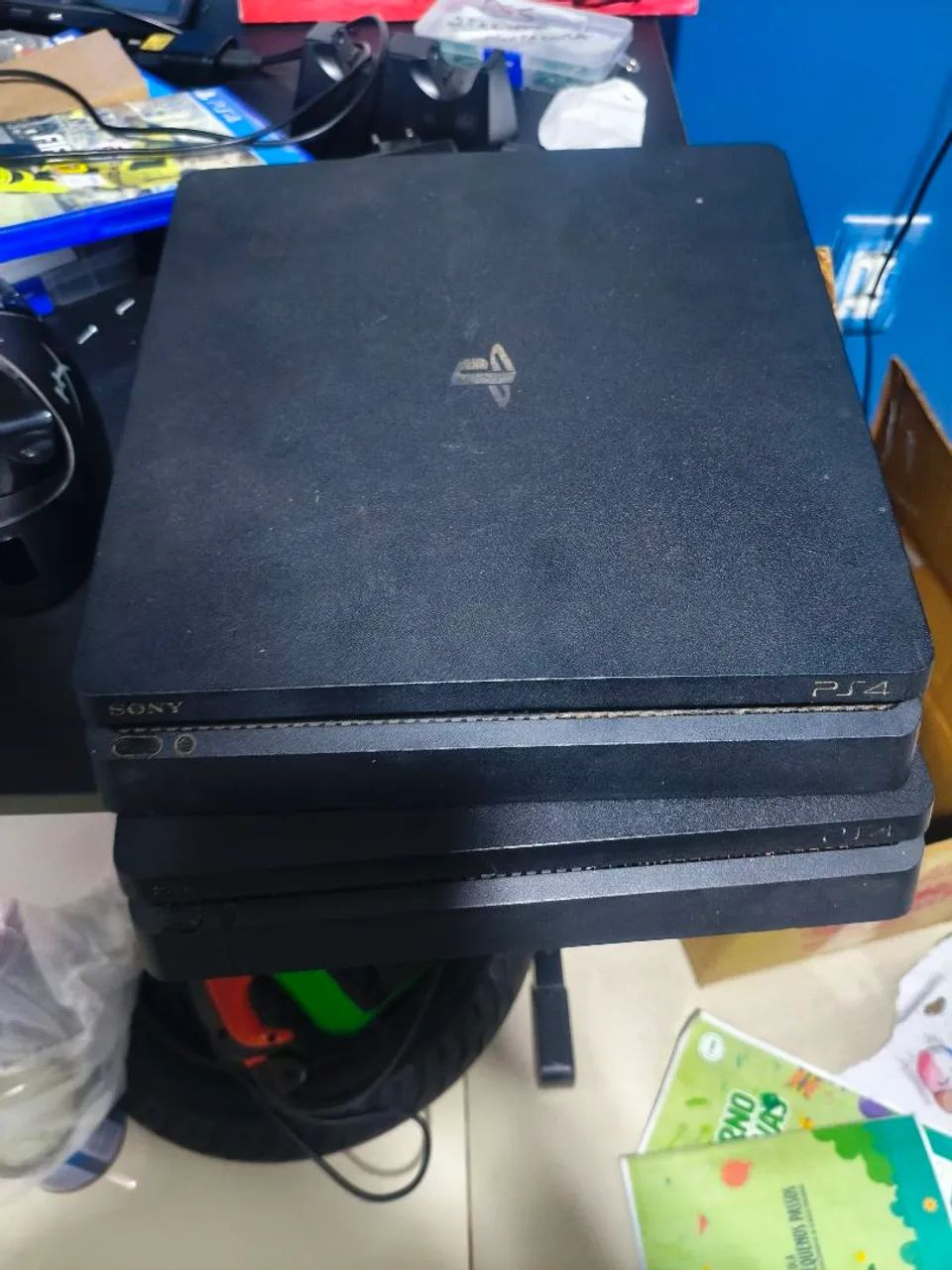 2 ps4 slim com defeitos. - Foto 5