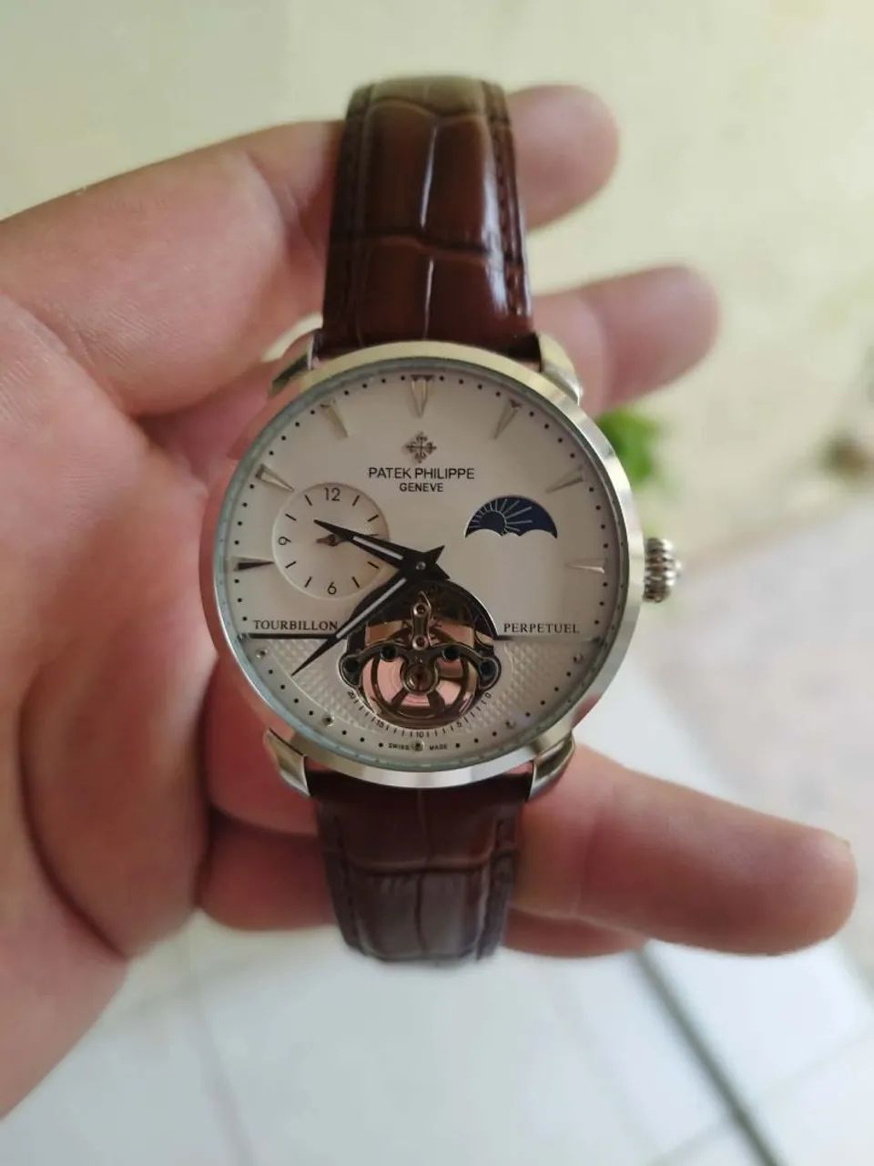 Relógio Pateck Philippe Turbilion automático 