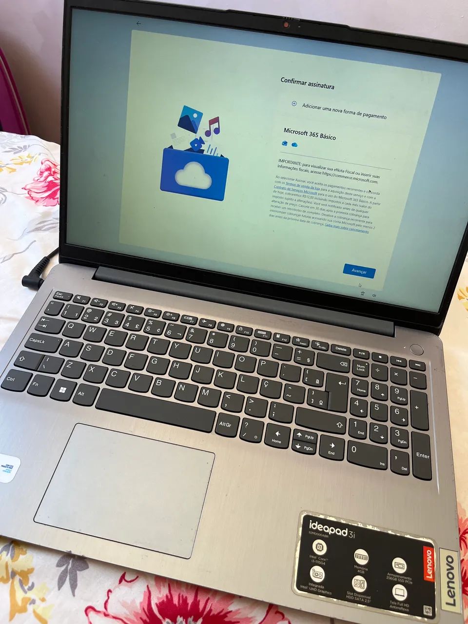 Notebook Lenovo 