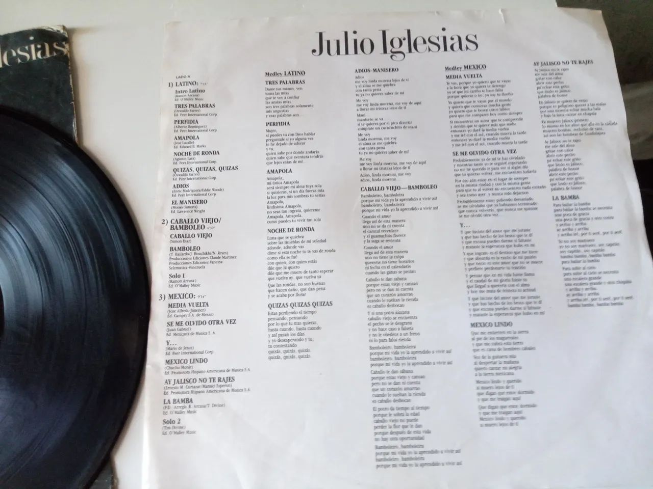 LP Julio Iglesias Romance  - Foto 5