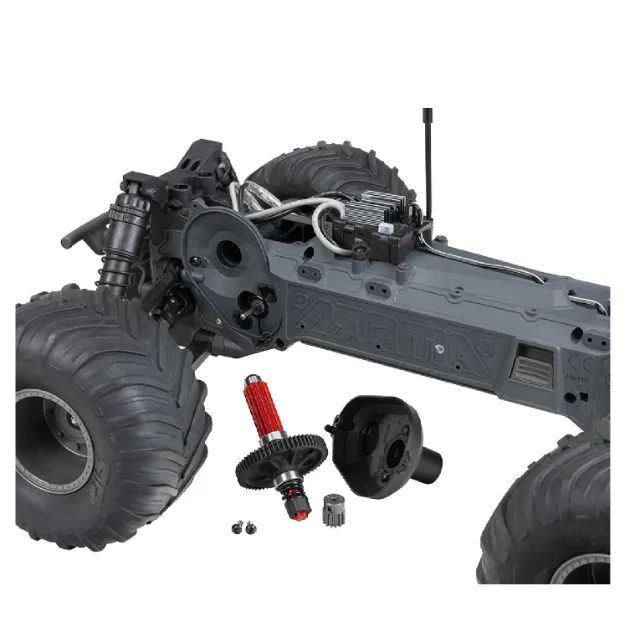 Carro Rc Arrma Gorgon 1/10 2wd Monster Kit Gun Metal - Foto 4