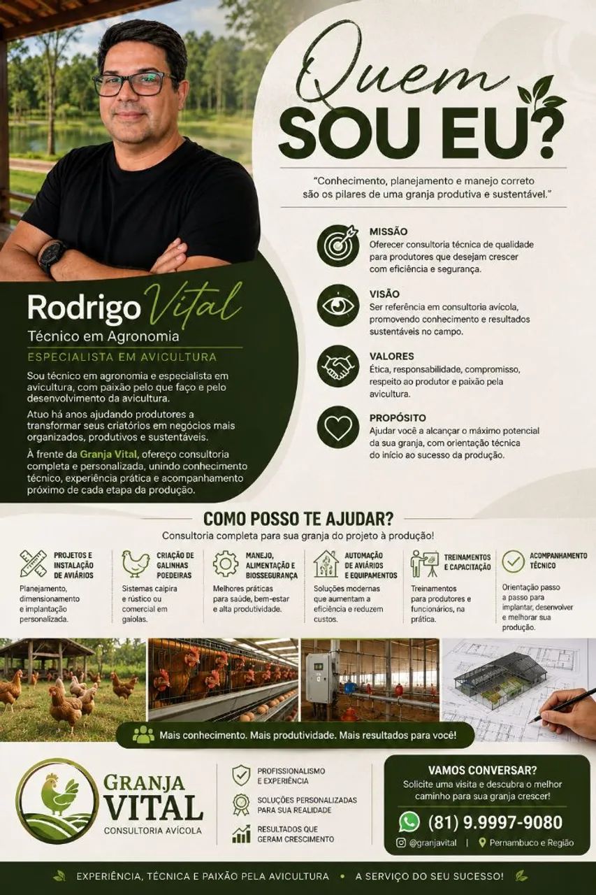 Técnico Agrônomo.. avicultor. 