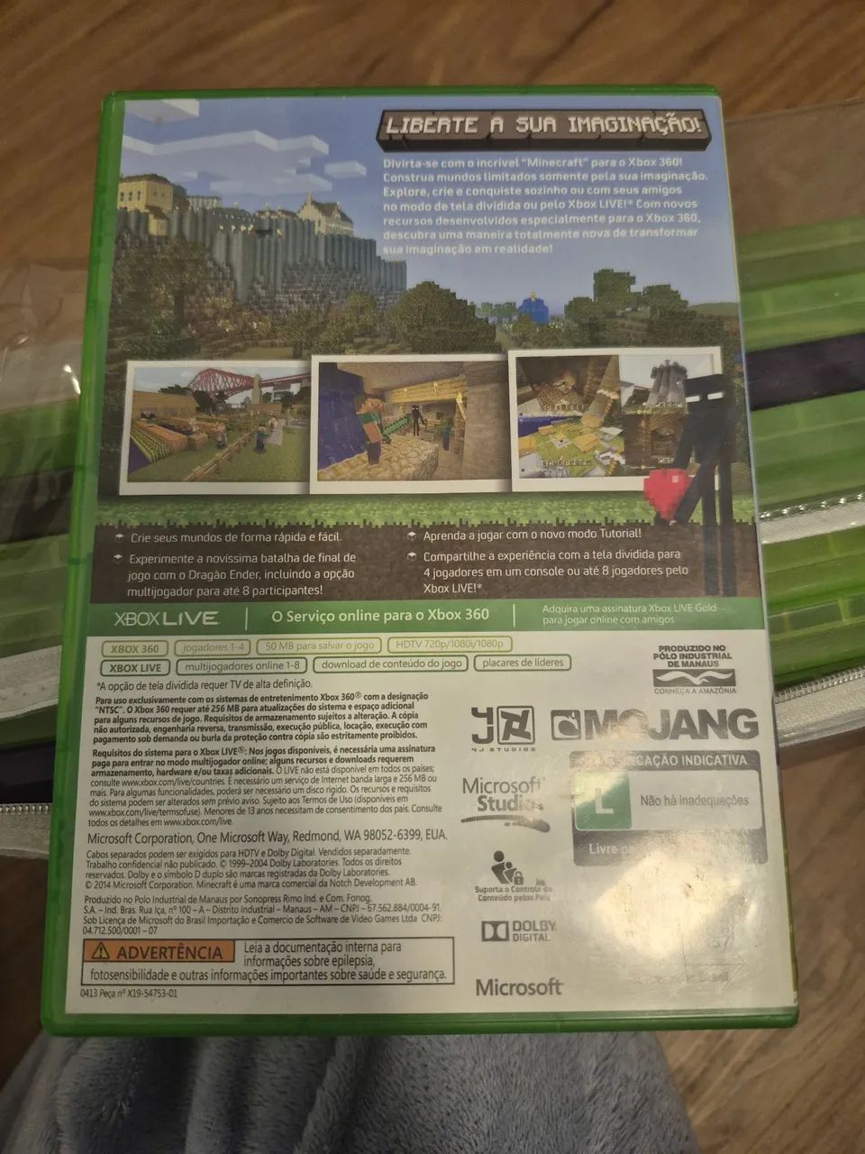 Minecraft xbox 360 Original Sem Riscos - Foto 4
