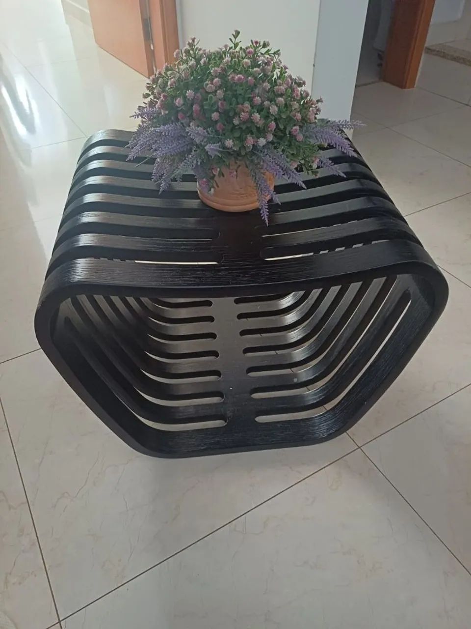 Mesa de centro de madeira estilo oriental - Foto 2