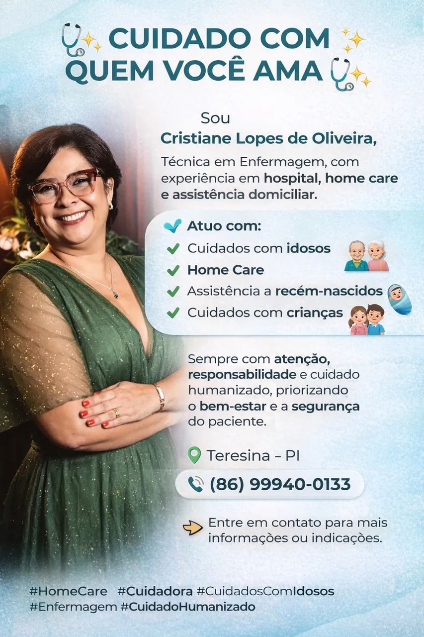 Cuidadora e TEC de enfermagem 