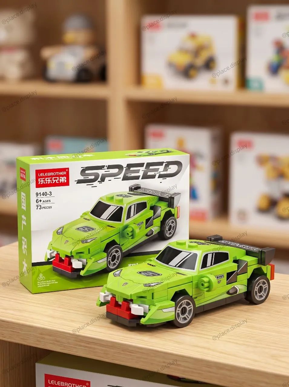 Mini Blocos Carrinho de Corrida