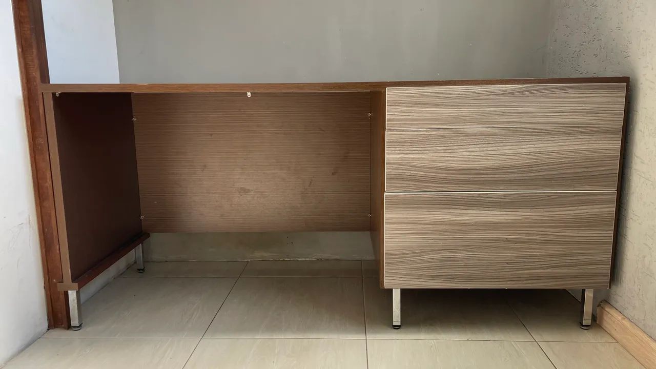 Mesa escritório 100% MDF - Foto 3
