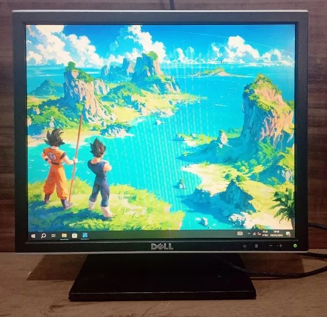 Monitor 19 5:4 DELL | VGA e DVi | com Cabos, #Possuir 1 linha