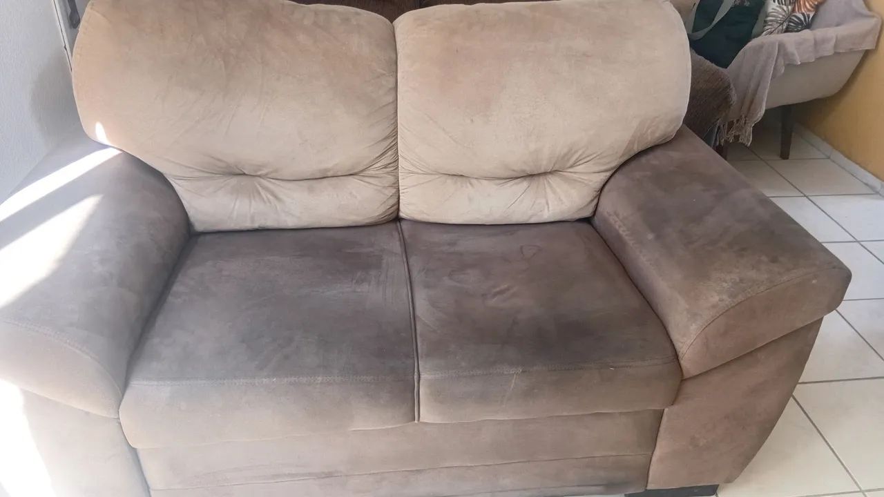 Sofá sued 2 lugares valor R$200 - Foto 3