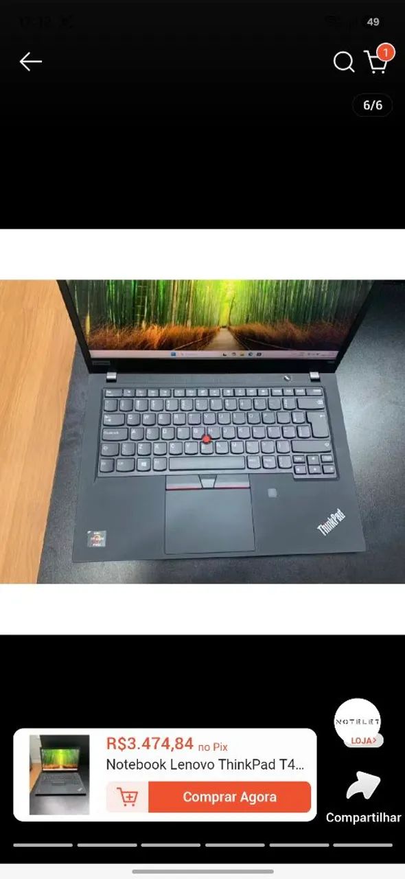 Notebook thinkpad seminovo - Foto 5