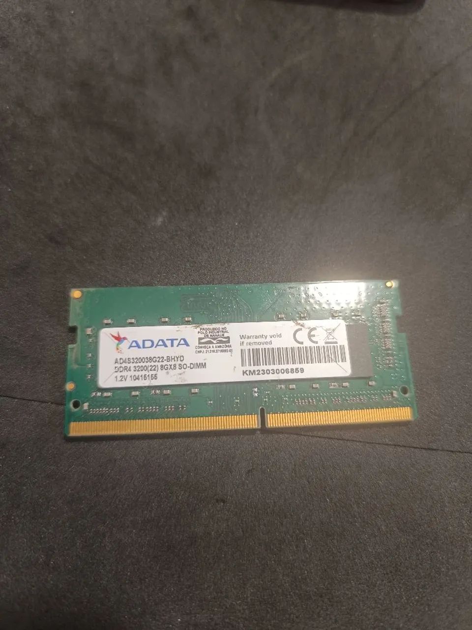 Memória de DDR 4 32 GB 3200 adata 