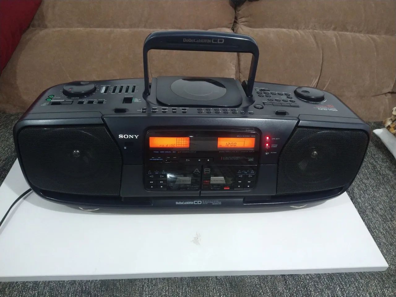 Sony DodecaHorn CD CFD-700 Lançado Em 1989