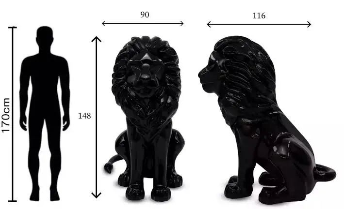 Leão decorativo gigante - Foto 3
