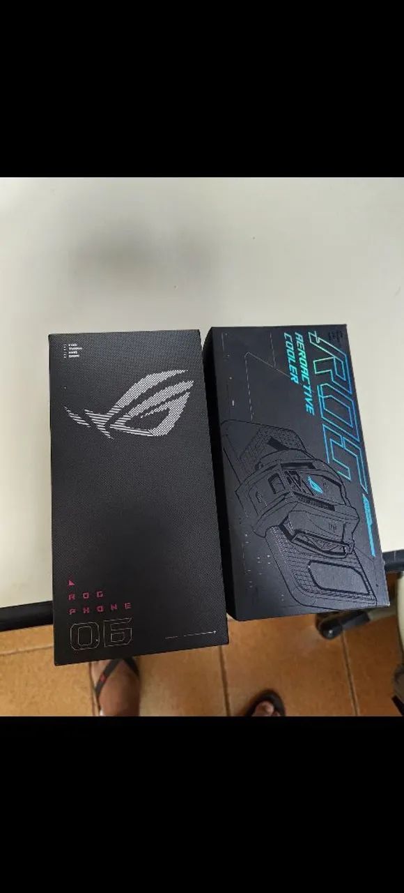 Rog phone 6 12/256 com aeroactive cooler - Foto 2