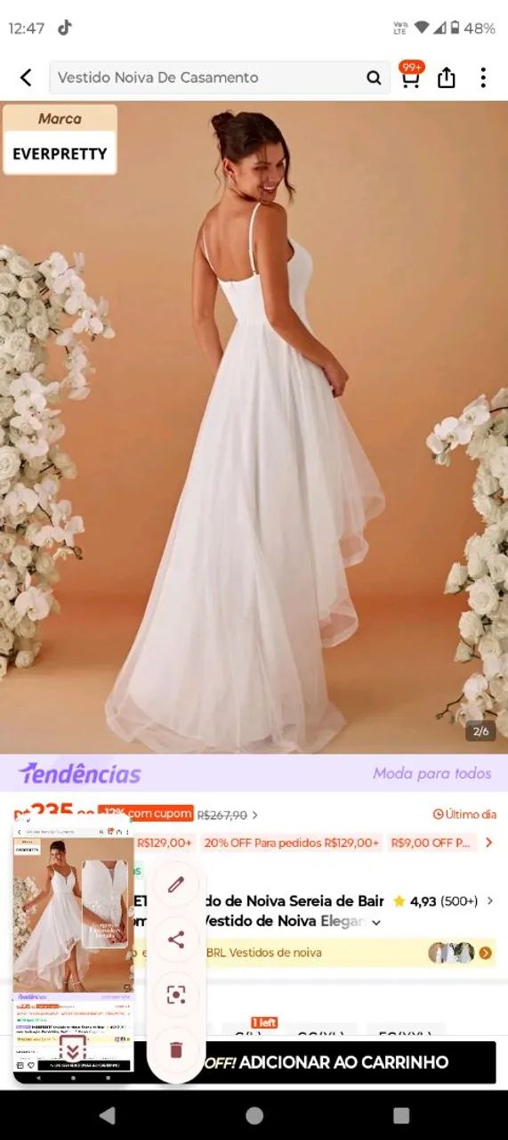 Vestido de noiva  - Foto 2