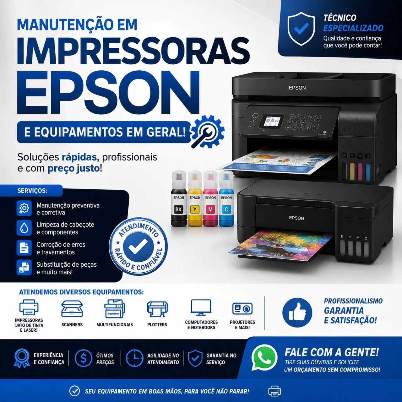 Asistência técnica em impressoras 