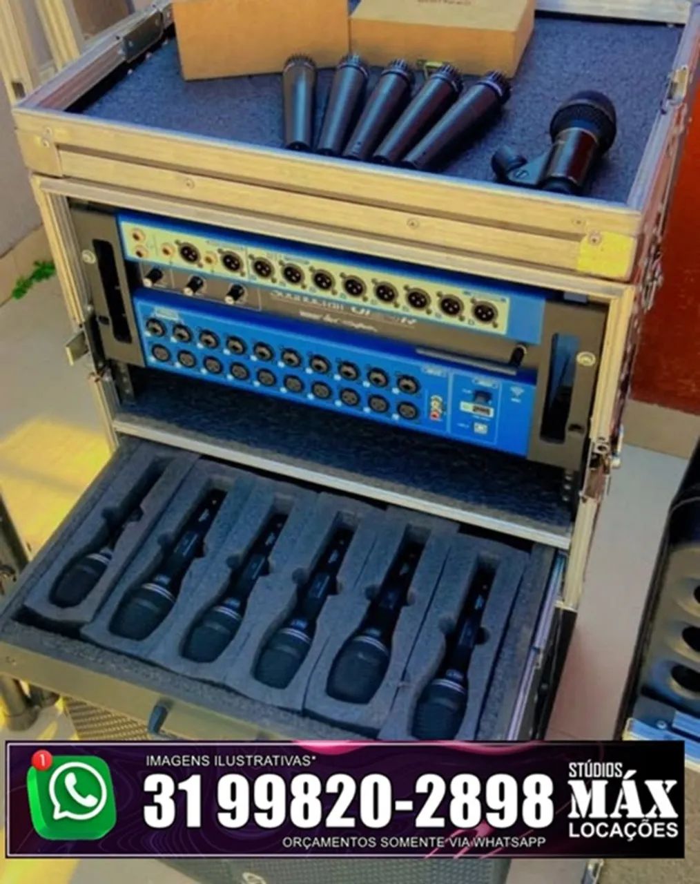  Aluguel de microfones sem fio profissionais para eventos em geral - Foto 3