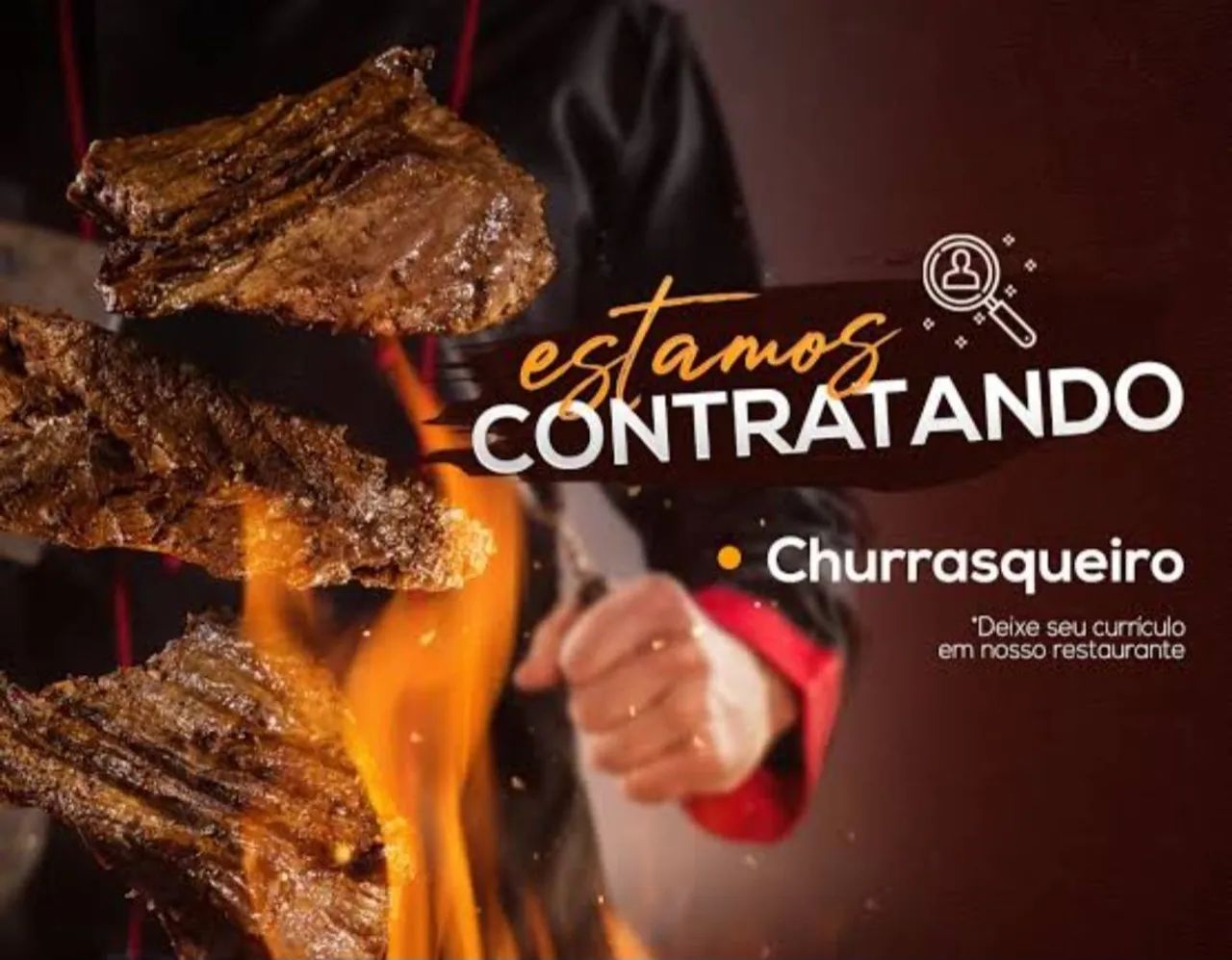 Contrata-se Churrasqueiro 