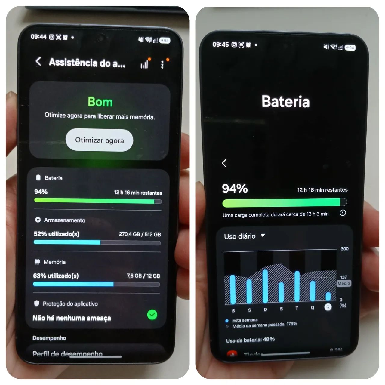 Samsung Galaxy S25 512GB Jet Black - Impecável + NF + Acessórios e Capas - Foto 3