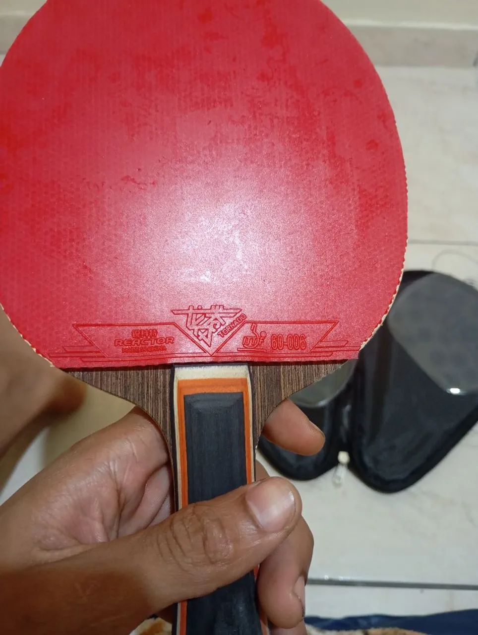 Raquette Ping-pong 7 Couches Rose - Avec Housse Et Balle - Pour Tous Niveaux